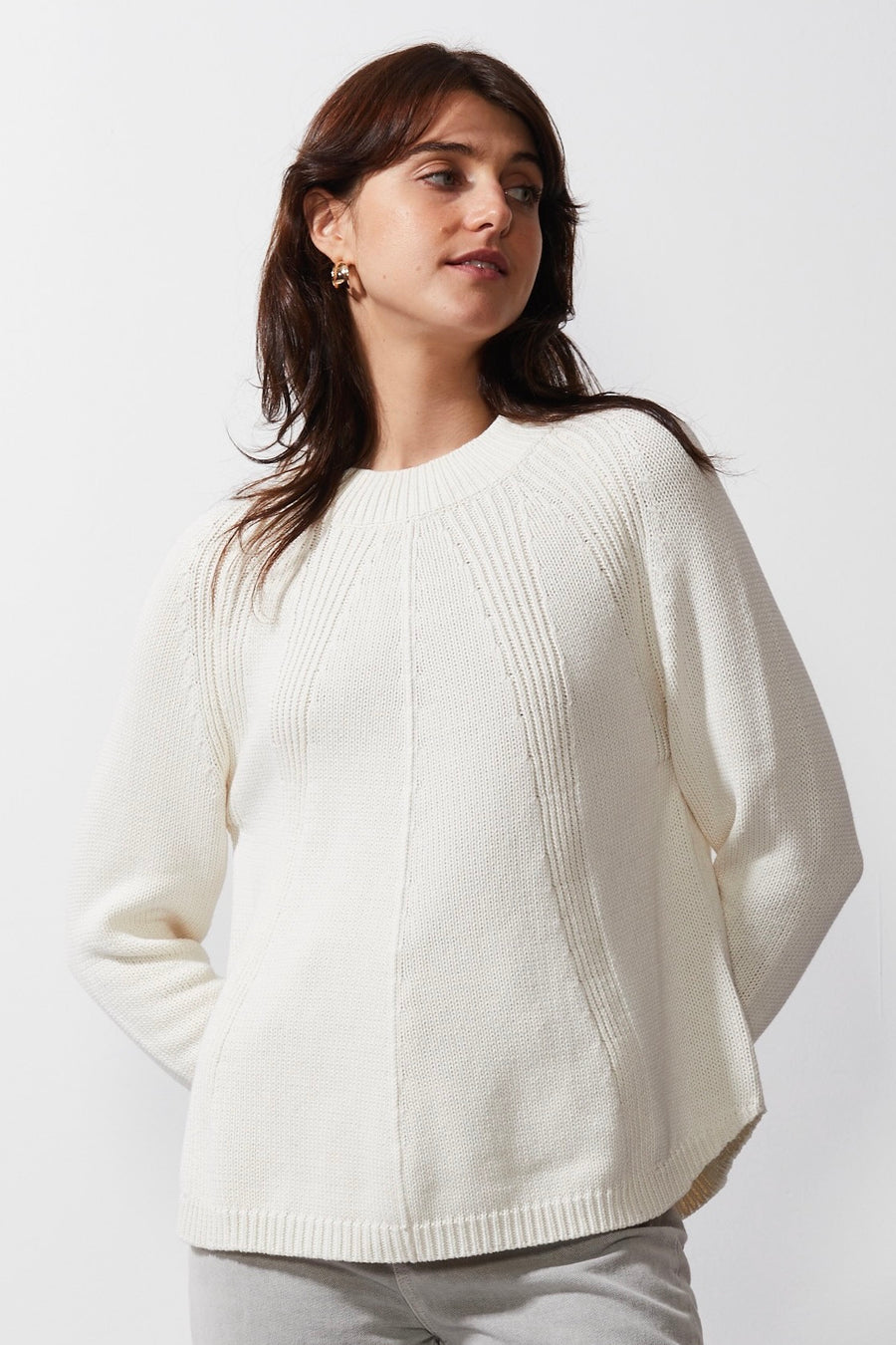 Zaket and Plover Chunky Cotton Sweater