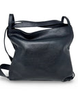 German Fuentes Italian Leather Convertible Tote/Backpack