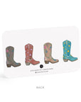 E. Frances Cowboy Boot Little Notes