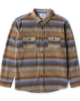 Vissla Eco-Zy Long Sleeve Polar Flannel Shirt-Khaki