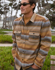 Vissla Eco-Zy Long Sleeve Polar Flannel Shirt-Khaki