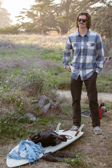 Central Coast Eco Long Sleeve Flannel Shirt