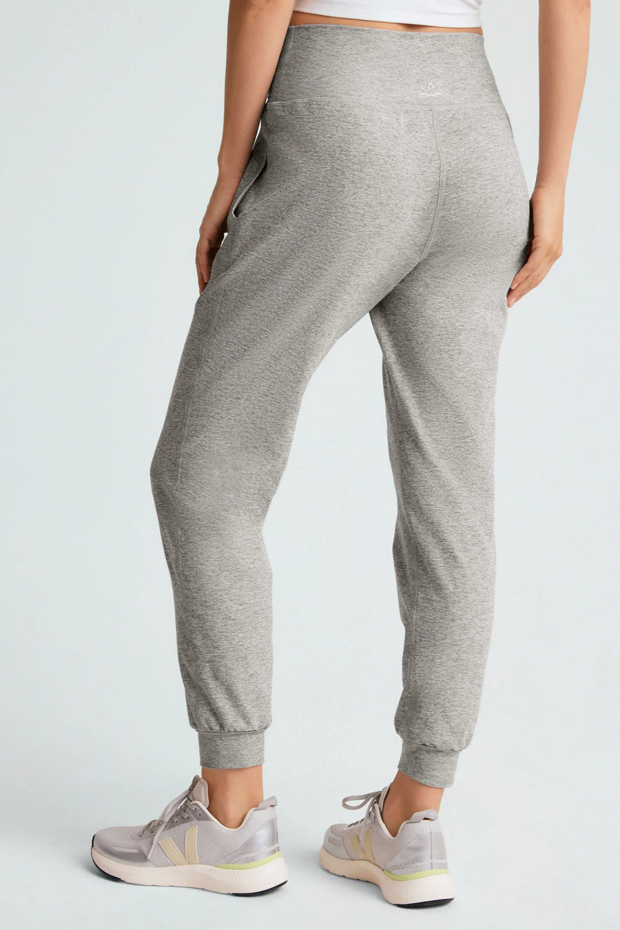 Spacedye Midi Jogger-Silver Mist