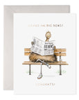 E. Frances Big News Congrats Greeting Card