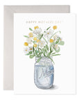 E.Frances Mason jar Mom Greeting Card