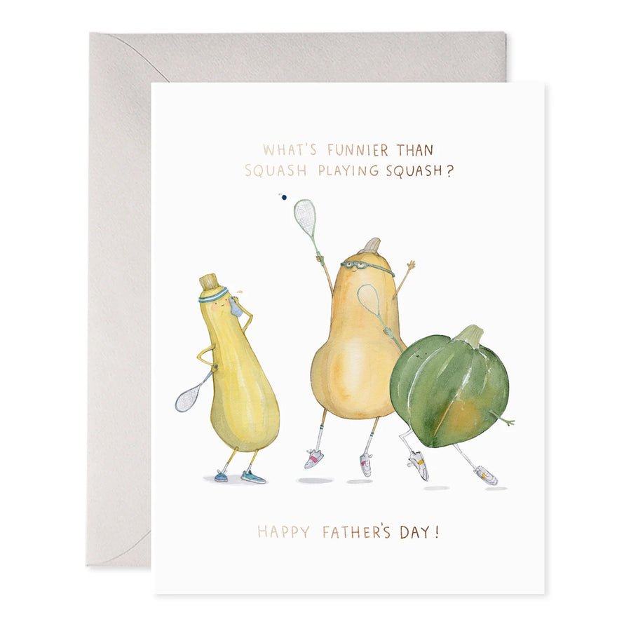 E.Frances Squash Dads Father's Day Card