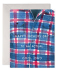 E.Frances Plaid Dad Father's Day Greeting Card