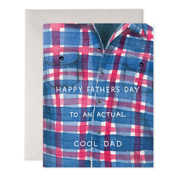 E.Frances Plaid Dad Father's Day Greeting Card