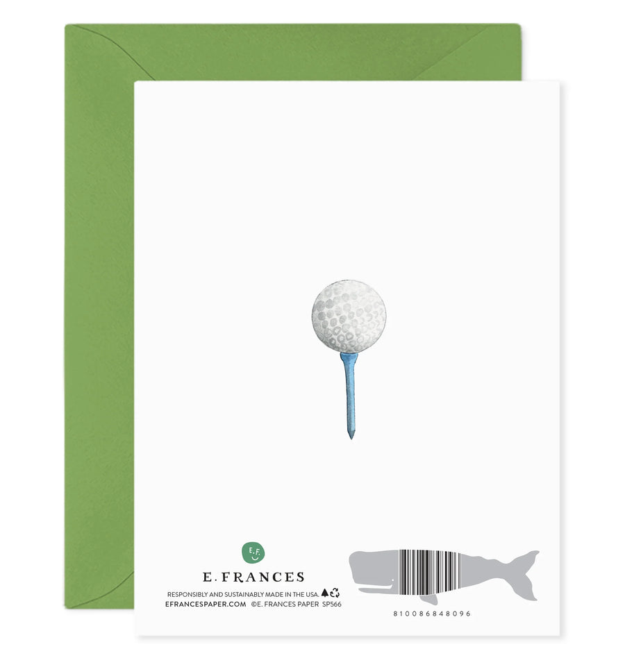 E.Frances Golf Cart Dad Father's Day Greeting Card