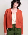 Bianca Organic Cotton Crew Cardigan Sweater