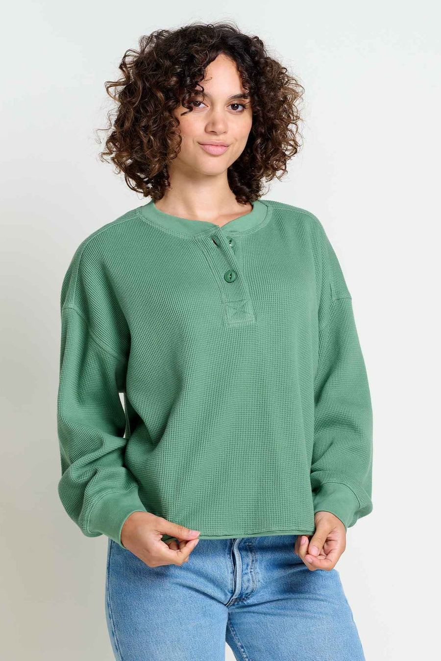 McCloud Long Sleeve Henley Sweater