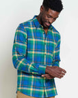 Flannagan Men's Long Sleeve Flannel Shirt-Plaid