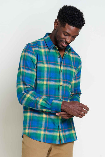 Flannagan Men's Long Sleeve Flannel Shirt-Plaid