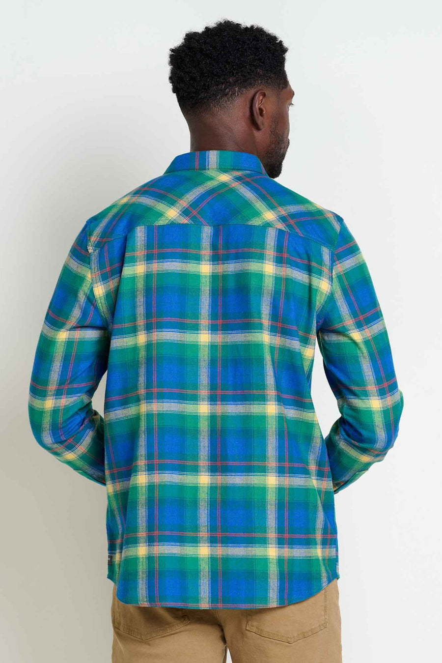 Flannagan Men's Long Sleeve Flannel Shirt-Plaid