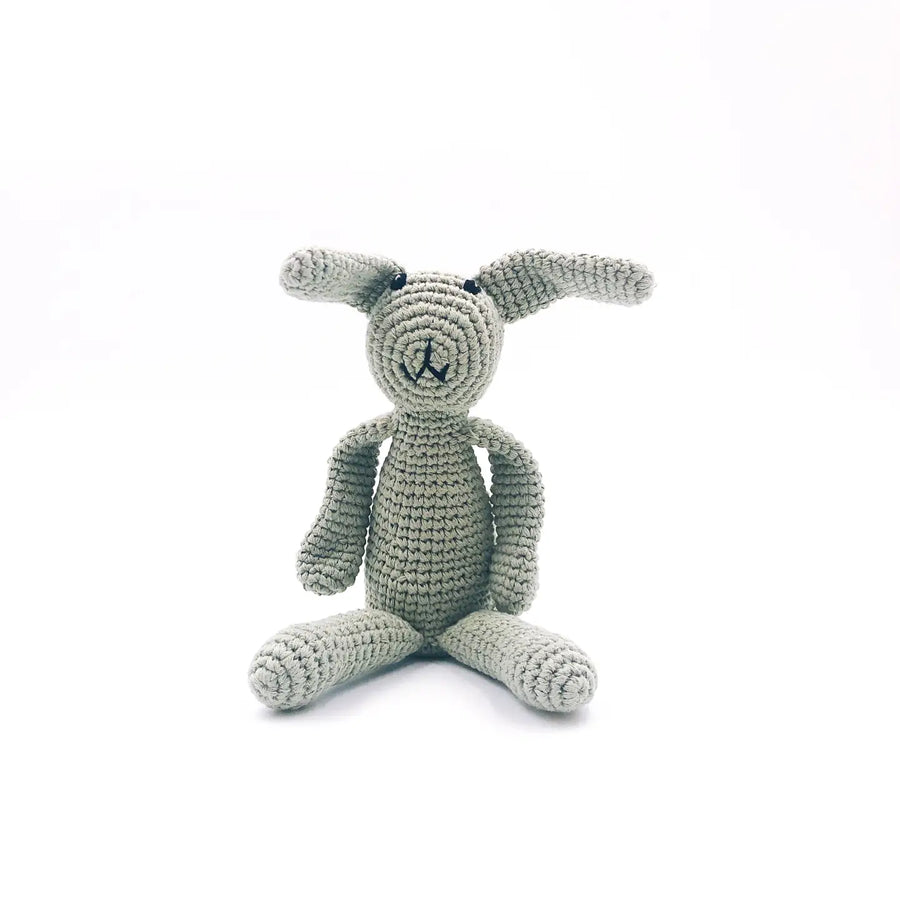 Pebble My First Bunny Organic Baby Rattle