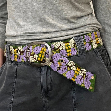 Jenny Krauss Wisteria Embroidered Belt