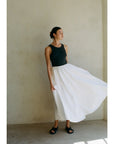 Summer Fling Cotton Woven Midi Skirt