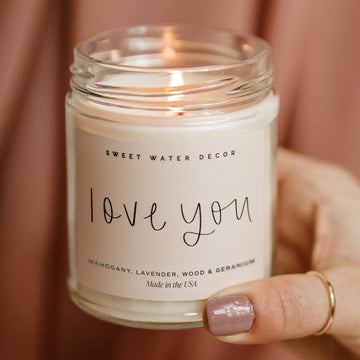 Love You!  Soy Candle 9oz