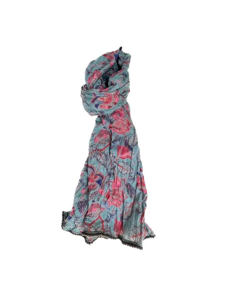 Little Journeys Crinkled Cotton Scarf