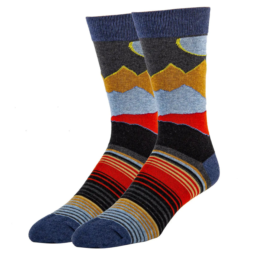 Midnight Sky's Men's Premium Cotton Crew Socks