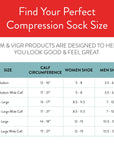 Vim & Vigor 15-20mmHg Nylon Compression Socks