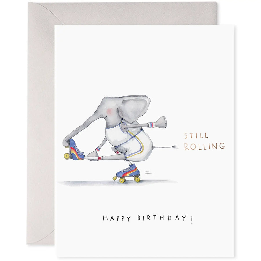 E.Frances Still Rolling Greeting Card