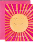 E. Frances Run Around the Sun Birthday Greeting Card