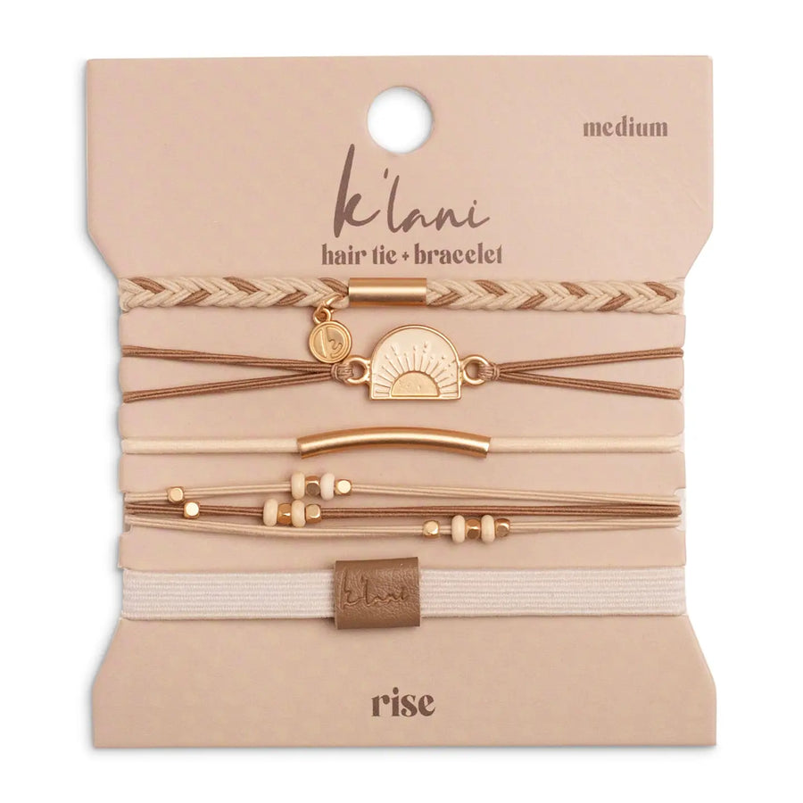 K'Lani Hair Tie Bracelets- Set of 5