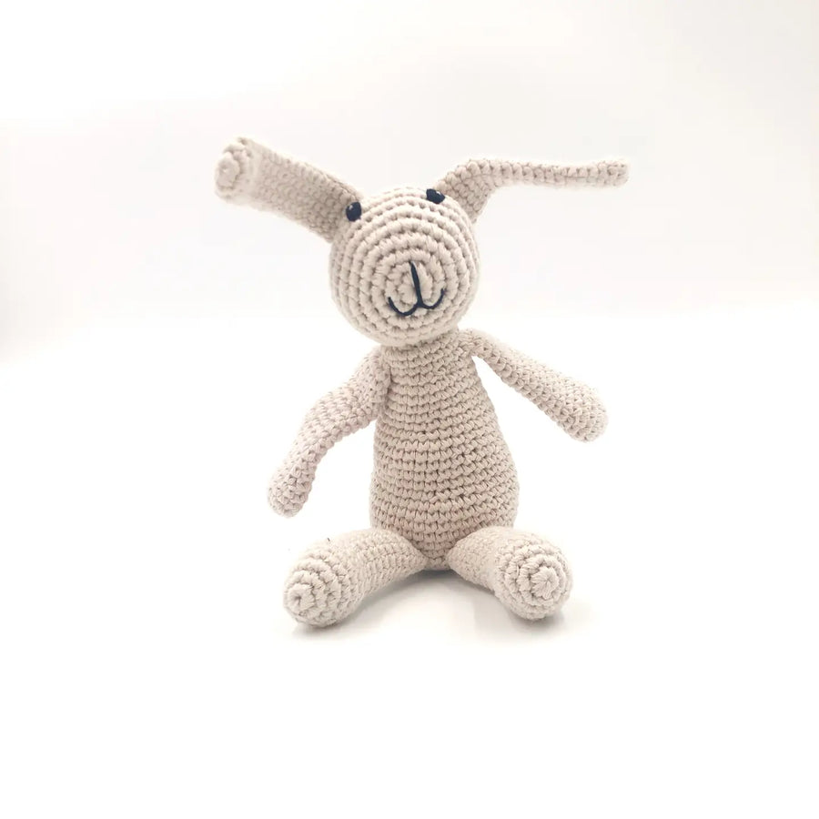 Pebble My First Bunny Organic Baby Rattle