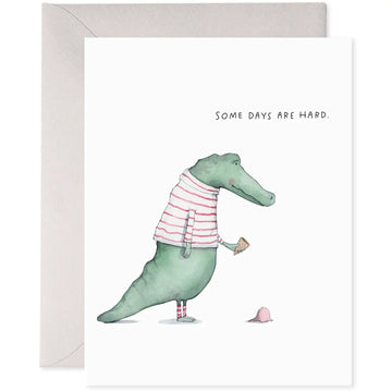 E. Frances Alligator Hard Day Greeting Card