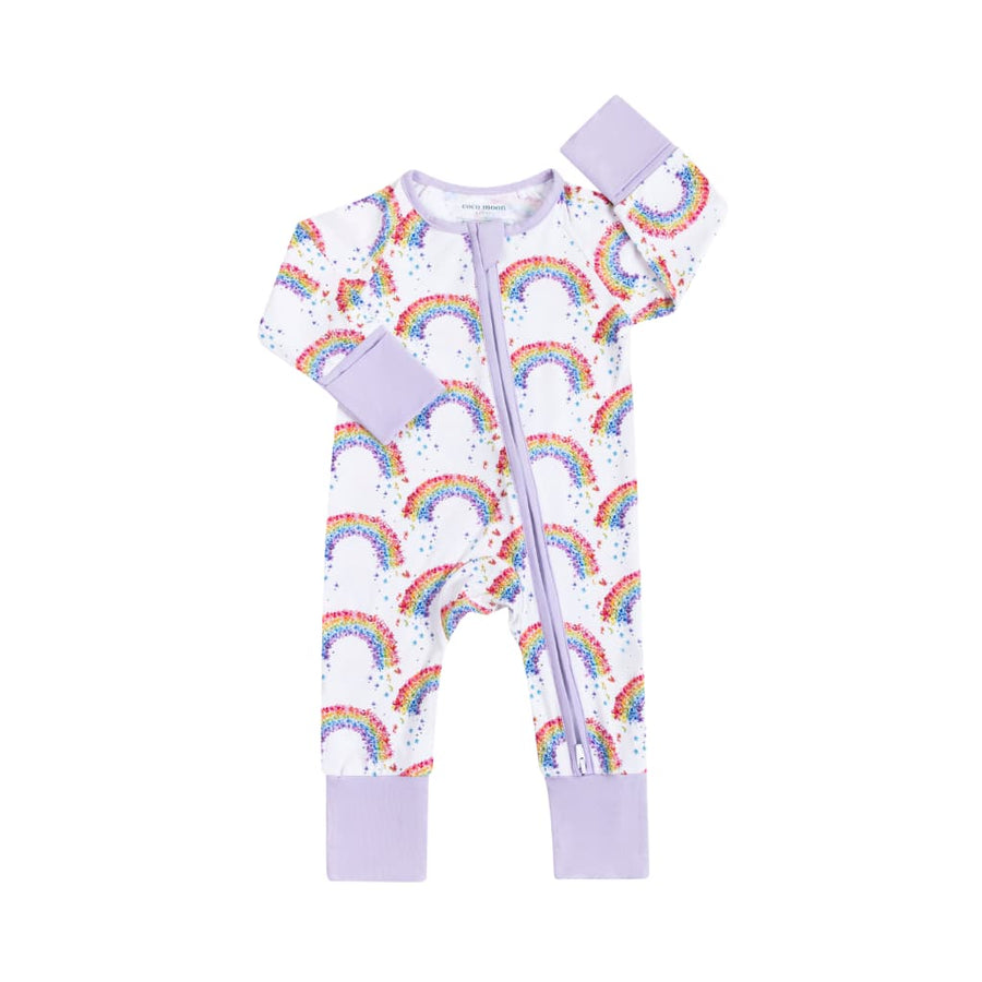 Coco Moon Flower Shower Baby Bamboo Coverall