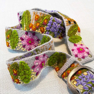 Jenny Krauss Freshwater Floral Embroidered Belt