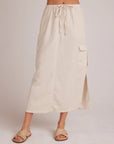 Bella Dahl Goldie Bellow Pocket Cargo Skirt - Seashell