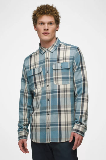 Westbrook Flannel Shirt- High Tide