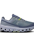 On Men's Cloudvista 2 Waterproof Trail Shoe- Mist/Heather