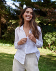 Bella Dahl Linen Pocket Button Down Shirt