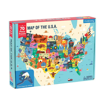 Map of the USA 70pc Puzzle