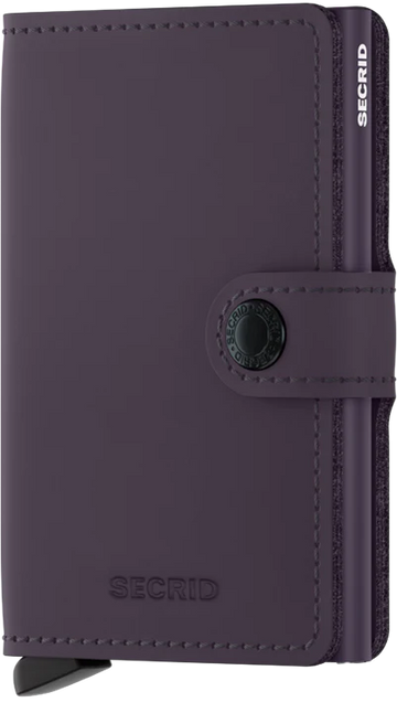Secrid Mini Wallet  -  Matte Leather