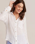 Bella Dahl Linen Pocket Button Down Shirt