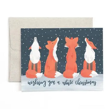 Fox Christmas Greeting Card