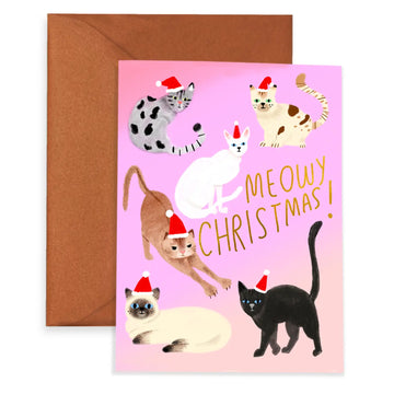 Feline XMAS Holiday Card