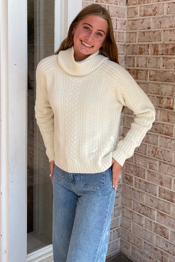 Field Cowl Neck Sweater